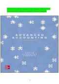 Solutions Manual&colon; Advanced Accounting &lpar;14th Edition&rpar; &ndash; Hoyle&comma; Schaefer&comma; & Doupnik