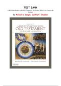 A Brief Introduction to the Old Testament &ndash; 4th Edition&comma; Michael Coogan & Cynthia Chapman &vert; Complete Test Bank Chapters 1&ndash;25
