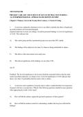 Test Bank for Primary Care&colon; The Art and Science of Advanced Practice Nursing