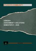 CRW2601 - Exam &lpar;elaborations&rpar;   ASSESSMENT 1  SOLUTIONS SEMESTER 1 2026