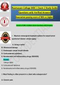 Rasmussen College MDC 1 Exam 2 Study Guide  Questions with Verified Answers Guarantee passing score of 90&percnt; or &planckh;ig&planckh;er