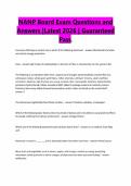 Package Deal for NANP Board Exam With 100&percnt; Correct Answers &vert; Verified &vert; Latest Updates &vert;2026 &vert; Guaranteed A&plus;