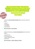 WGU D119 PEDIATRIC PRIMARY CARE OBJECTIVE  ASSESSMENT Comprehensive Resource To Help You Ace  2026-2027 Includes Frequently Tested Questions With  ELABORATED 100&percnt; Correct COMPLETE SOLUTIONS  Guaranteed Pass First Attempt&excl;&excl;  Current Update&excl;&excl;