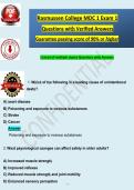 Rasmussen College MDC 1 Exam 1  Questions with Verified Answers Guarantee passing score of 90&percnt; or &planckh;ig&planckh;er