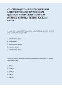 Chapter 11 Quiz &ndash; Airway Management Latest Edition 2025 Revised Exam