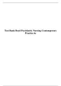 Test Bank Boyd Psychiatric Nursing Contemporary Practice 6e&period;