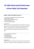 &dollar;5 Traffic School Actual Practice Exam & Driver Safety Test Preparation