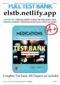 Chapter 1 Test Bank &ndash; Administering Medications&comma; 9th Edition by Gauwitz