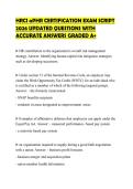 HRCI aPHR CERTIFICATION EXAM SCRIPT 2026 UPDATED QUESTIONS WITH ACCURATE ANSWERS GRADED A&plus;