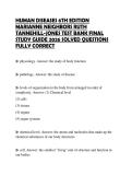 HUMAN DISEASES 6TH EDITION MARIANNE NEIGHBORS RUTH TANNEHILL-JONES TEST BANK FINAL STUDY GUIDE 2026 SOLVED QUESTIONS FULLY CORRECT
