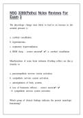 NSG 3280 Pathophysiology Exam 3 NCLEX Review &ndash; 100&percnt; Verified Questions and Correct Answers &lpar;2025 Edition&rpar;