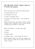 NSG 3280 &lpar;patho&rpar; EXAM 1 chapter 4 pages 62-79 NCLEX style questions and Answers with 100&percnt; Complete Solutions UPDATED&excl;&excl;&excl;NSG 3280 &lpar;patho&rpar; EXAM 1 chapter 4 pages 62-79 NCLEX style questions and Answers with 100&percnt; Complete Solutions UPDATED&excl;&excl;&excl;
