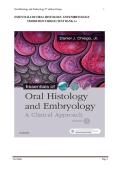 TEST BANK for Essentials of Oral Histology and Embryology A Clinical Approach 5th Edition by Daniel J&period; Chiego Jr All Chapters 1-16