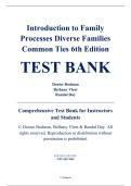 Complete Test Bank - Introduction to Family Processes&colon; Diverse Families&comma; Common Ties&comma; 6th Edition &ndash; Denise Bodman&comma; Bethany Vleet&comma; Randal Day &ndash; ISBN 9781138312890 &lpar;Chapters 1&ndash;14&comma; Omitted Ch&period; 8&rpar;