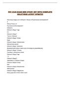 PSY 2340 EXAM NEW STUDY SET WITH COMPLETE SOLUTIONS LATEST UPDATE&excl;&excl;