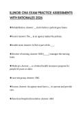 ILLINOIS CNA EXAM PRACTICE ASSESSMENTS WITH RATIONALES 2026