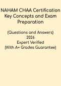 NAHAM CHAA Certification &vert; Key Concepts and Exam Preparation