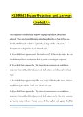 NURS612 Exam Questions and Answers Graded A&plus;