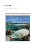 TEST BANK&lowbar;&lowbar;Fundamentals of Corporate Finance 13th Edition by Stephen Ross &comma; ISBN&colon; 9781265553609 &vert;All Chapters Included&vert; Guide A&plus;