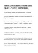 ILLINOIS CNA STATE EXAM COMPREHENSIVE REVIEW & PRACTICE QUESTIONS 2026