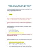 MSN 571 Pharmacology Exam &ndash; 2026&sol;2027 Questions and Answers with 100&percnt; Pass Solution A&plus; Grade
