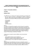 Test Bank & Complete Exam Study Resource for Lehne&rsquo;s Pharmacotherapeutics for Advanced Practice Nurses and Physician Assistants&comma; 2nd Edition &lpar;2026&sol;2027&rpar; by Laura D&period; Rosenthal & Jacqueline Rosenjack Burchum &mdash; All Chapters A&plus; Questions & Detailed Answers