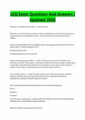LCQ Exam Questions And Answers &vert; Updated 2026