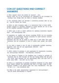CON 237 QUESTIONS AND CORRECT ANSWERS