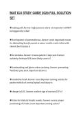 BKAT ICU STUDY GUIDE 2026 FULL SOLUTION SET