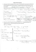 CHEM 135 Thermochemistry WS Answer Key &vert; Winter 2026&comma; Complete Solutions