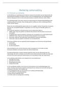 Samenvatting marketing Vastgoed
