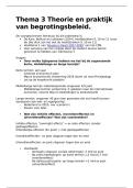 Compleet Overzicht Thema 3&colon; Theorie en Praktijk van Begrotingsbeleid &lpar;HC &plus; WG Uitwerkingen&rpar;