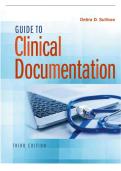 Test Bank for Guide to Clinical Documentation&comma; 3rd Edition by Debra D&period; Sullivan &vert; All Chapters &vert; Verified Questions & Answers &vert; 2026