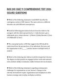 BUSI 240 QUIZ 11 COMPREHENSIVE TEST 2026 SOLVED QUESTIONS