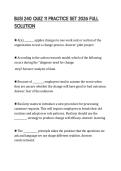 BUSI 240 QUIZ 11 PRACTICE SET 2026 FULL SOLUTION