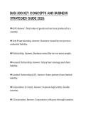BUSI 300 KEY CONCEPTS AND BUSINESS STRATEGIES GUIDE 2026