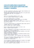 CON 2370 SIMPLIFIED ACQUISITION PROCEDURES STUDY GUIDE QUESTIONS AND CORRECT ANSWERS