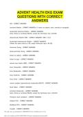 ADVENT HEALTH EKG EXAM QUESTIONS WITH CORRECT ANSWERS 2026