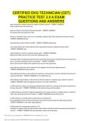 CERTIFIED EKG TECHNICIAN &lpar;CET&rpar; PRACTICE TEST 2&period;0 A EXAM QUESTIONS AND ANSWERS