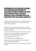INTERMEDIATE ACCOUNTING VOLUME 1 8TH CANADIAN EDITION BEECHY DAVIDSON-CONROD FARRELL MCLEODDICK TOMULKA SEVEL SOLUTION MANUAL ACTUAL EXAMINATION 2026 QUESTIONS WITH SOLUTIONS GRADED A&plus;