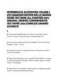 INTERMEDIATE ACCOUNTING VOLUME 2 5TH CANADIAN EDITION KIN LO GEORGE FISHER TEST BANK ALL CHAPTERS 100&percnt; ORIGINAL VERIFIED COMPREHENSIVE TEST PAPER 2026 COMPLETE ANSWERS ACCURATE