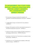 IT2 ADVANCEMENT TEST STUDY GUIDE  2026&sol;2027 COMPLETE QUESTIONS WITH  VERIFIED CORRECT ANSWERS &vert;&vert;  100&percnt; GUARANTEED PASS  <NEWEST VERSION> 