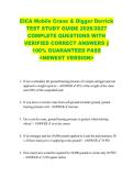 EICA Mobile Crane & Digger Derrick  TEST STUDY GUIDE 2026&sol;2027  COMPLETE QUESTIONS WITH  VERIFIED CORRECT ANSWERS &vert;&vert;  100&percnt; GUARANTEED PASS  <NEWEST VERSION> 