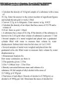 WGU D425 Introduction to Chemistry -PA and OA ACTUAL EXAM&lpar;2025&rpar; 100&percnt;VERIFIED &vert;complete QUESTIONS AND ANSWERS &vert; GRADED A&plus; 