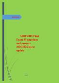 AHIP 2025 Final Exam 50 Qustions and Answers