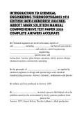 INTRODUCTION TO CHEMICAL ENGINEERING THERMODYNAMICS 9TH EDITION SMITH HENDRICK VAN NESS ABBOTT MARK SOLUTION MANUAL COMPREHENSIVE TEST PAPER 2026 COMPLETE ANSWERS ACCURATE