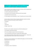 Medication Administration NCLEX Ch&period; 32 Exam Questions and Answers Solved to Score A&plus;