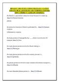 BIOLOGY 2402 STUDY GUIDE FOR EXAM 1 &lpar;LATEST  UPDATE&rpar; REAL QUESTIONS AND VERIFIED ANSWERS  &vert;100&percnt; CORRECT &vert; ALREADY GRADED A 