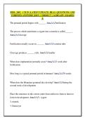 BIOL 2402 - CH 29 &lpar;LATEST UPDATE&rpar; REAL QUESTIONS AND  VERIFIED ANSWERS &vert;100&percnt; CORRECT &vert; ALREADY GRADED  A
