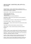 AMD 245 EXAM 1 QUESTIONS 2026 WITH FULL SOLUTIONS